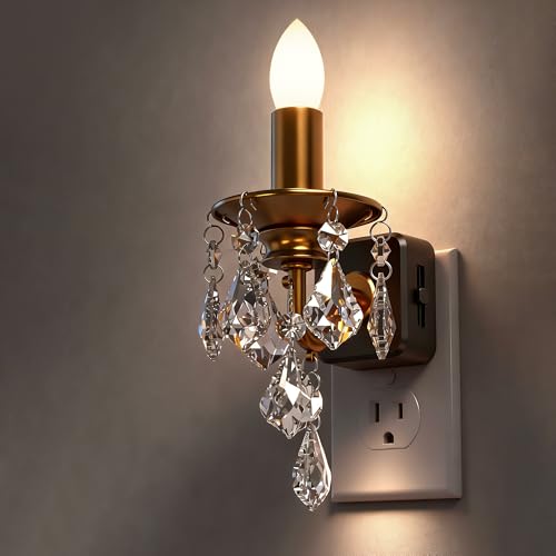 Image of L LOHAS LED Flameless Candle Night Light, Night Lights Plug into Wall, LED Candle Night Light with Light Sensor, 0-100LM Dimmable Nightlight, Vintage Decorative Night Lights for Dinning Room