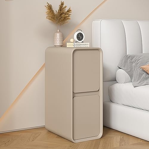 ZDMZR Mesita de Noche Estrecha, Mesillas de Noche Dormitorio, Mesita de Noche con Cajón de Almacenamiento, Mesita de Noche Pequeña, Mesita de Noche con Cajón (Color : D, Size : 30cm/11.8in)
