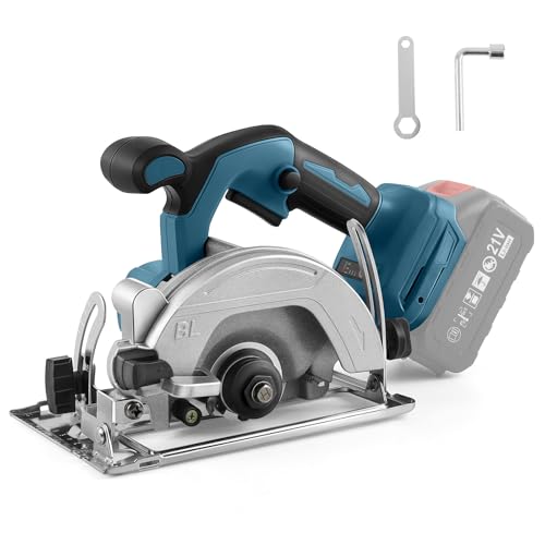 bumxca 充電式マルノコ 電動丸のこ 刃経140mm 【マキタ互換品】 丸鋸 800W ブラシレスモーター 【4800-6300RPM 3段階切断速度調節可能 0-51mm 切断深さ調節可能 0-45°切断角度調節可能】 こ 丸ノコ マキタ18Vバッテ