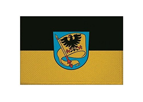 U24 Aufnäher Ludwigsburg Fahne Flagge Aufbügler Patch 9 x 6 cm