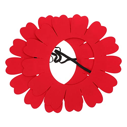 Abaodam 2pcs Sunflower Headgear Costume Baby Bath Cap Sunflower Show Headgear Hood Holiday Plush Hat Kids Hats Baby Outfits Sun Headgear Hat Cosplay Felt Child