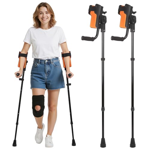 Béquilles pour adultes Dyna-Living éviter les chutes grâce aux embouts antidérapants