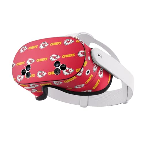Skin vinyle Kansas City Chiefs Meta Quest 3S finition premium Head Case Designs