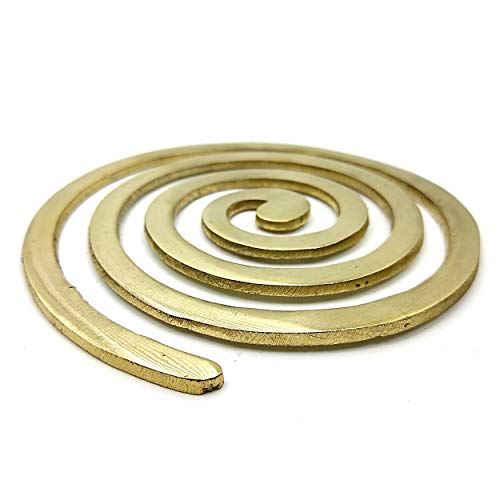 Image of Plus Value Brass Helix Vastu Remedies for North-West Main Door, Entrance, Kitchen, Bedroom Vaastu Dosh Defects Home, Office, Shop, Factory (1pc)