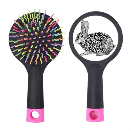 Brosse démêlante coussin lapin mignon pour des cheveux doux au quotidien