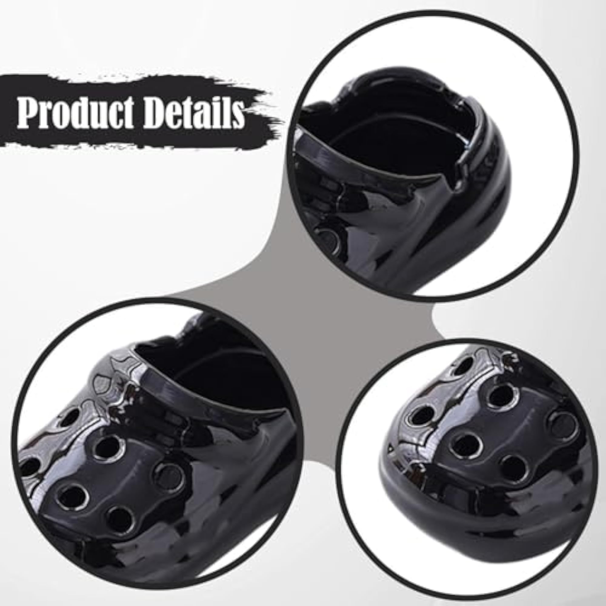 Clog Shaped Windproof Ashtray for Living Room