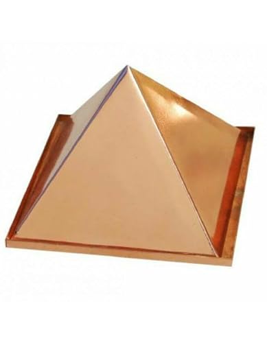 Shambhava Copper Pure Pyramid For Positive Vastu Energy | Boost Positive Energy And Remove Negativity At Home, Office, Factory, And Plot (Size: 4 X 4)