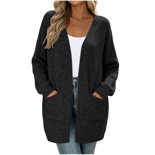 Cardigan Sweaters for Women Open Front Coats Long Sleeve Fashion Jackets - image 3