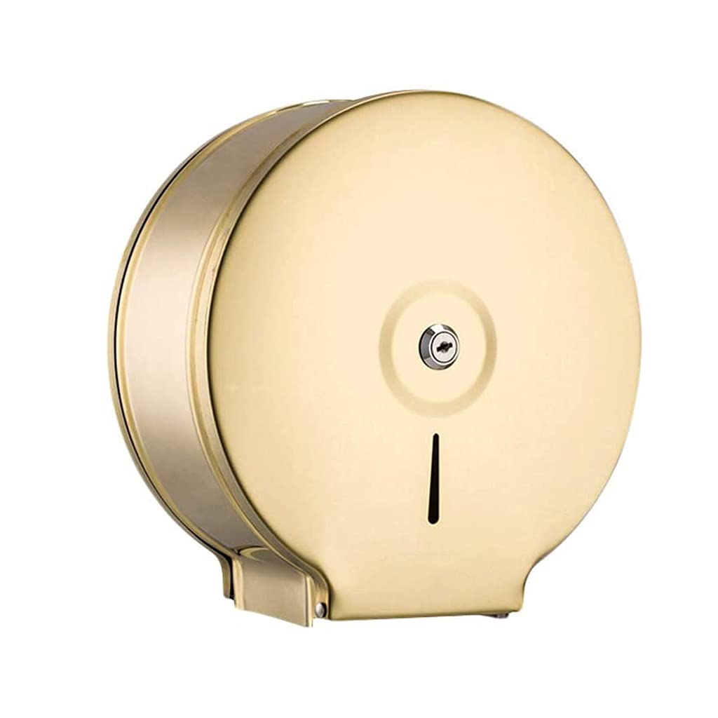 NEECS Portarotolo da Parete in Ottone Portarotolo Carta igienica, Bronzo Spazzolato