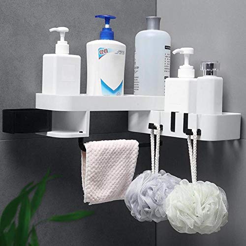 Étagère de rangement douche sans percer pour optimiser les petits coins - 7
