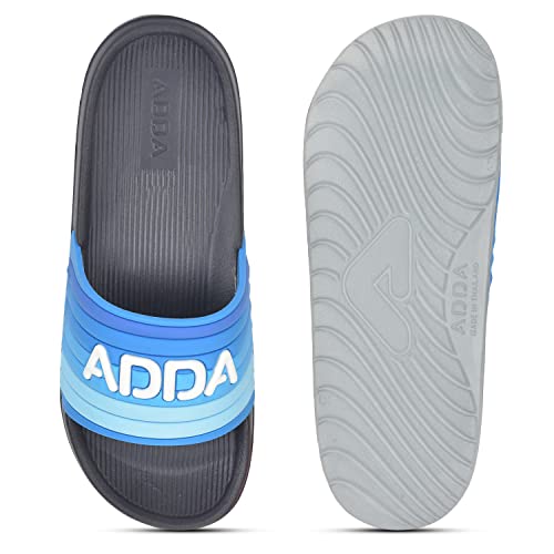 Image of Adda STRIPES| Durable & Comfortable | EVA Sole | Lightweight | Fashionable | Super Soft | Outdoor | Striped | Sliders for Women