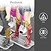 TITAWU 60Pcs 6 inch Action Figure Stand, Toy Support Holder Display Stand with Peg, Compatible with 1/12 Scale Gi Jeo Classified Series/Mavel Legends Series/D C/Mo tu Figures, Clear Square