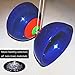 OVOKIA Five Bearings Chinese Yoyo 5” Diabolo Toy with Fiberglass Diablo Sticks & String with Drawstring Bag (Translucent Blue)