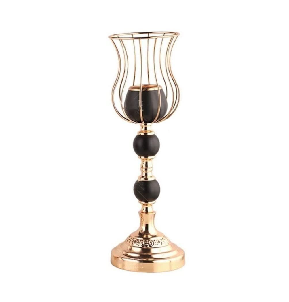 Habrur Kerzenhalter 3-teiliges Set Kerzenhalter Aus Metall, Moderner Kerzenhalter, Luxuriöser Hochzeitstafelaufsatz Für Party, Zuhause, Standdekoration Kerzenständer