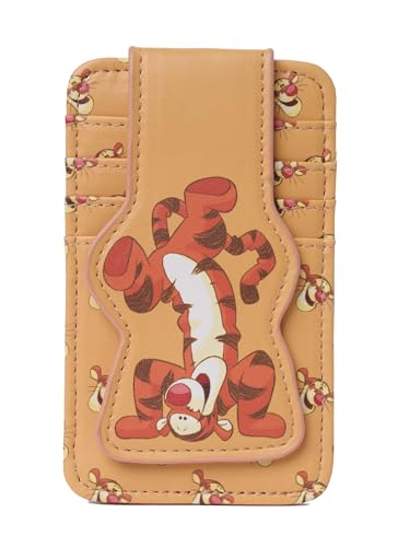 Image of Disney Card Holder Women Slim Wallet Small Tigger Orange