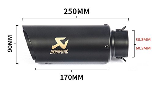 スリップオンサイレンサー 楽天市場】汎用50.8mm 異形デザイン スリップオンマフラー ZX-6R