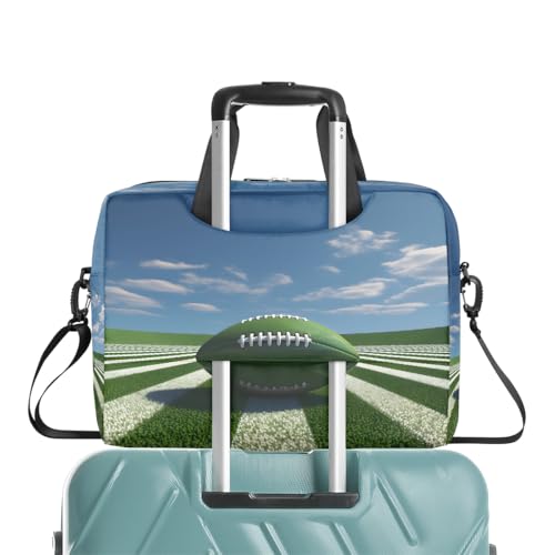 Maletín para portátil 15.6-16" verde pintura fútbol americano miniatura 7