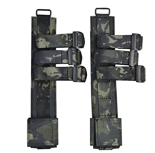 Hdlsina Tactical Gear Tool Sheath MOLLE Attachment Knife Sheath Bag Flashlight Holster Utility Tool Pouches Case Tactical Gear Holder (bkcp)