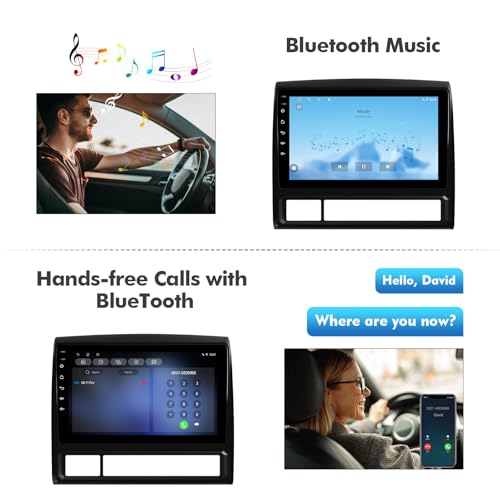 Radio Android 13 9" para Toyota Tacoma 2005-2013 con Bluetooth 5.4 miniatura 6