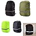 Oxford Cloth Backpack Rain Cover, Foldable Outdoor Travel Rain Protector with Safety Reflective Strips for 10-70L Bags, Cycling & Hiking Use（Yellow-Green）（S(18-30L)）