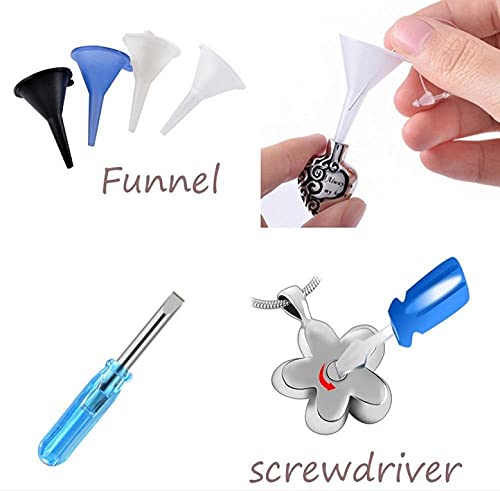 Stainless Memorial Glass Locket Pendant - Cremation Jewelry - Ash Necklace - Urn Necklace - Pet Memorial for Ashes Black3