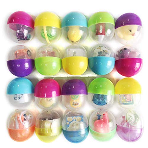 Transparent Capsules Surprise Eggs,Suprise Doll Toys Gifts for Easter Hunt Kids Party Favors Decoration,1 Piece