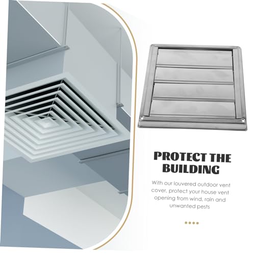 Couvercle de ventilation de sécheuse extérieur robuste Lurrose