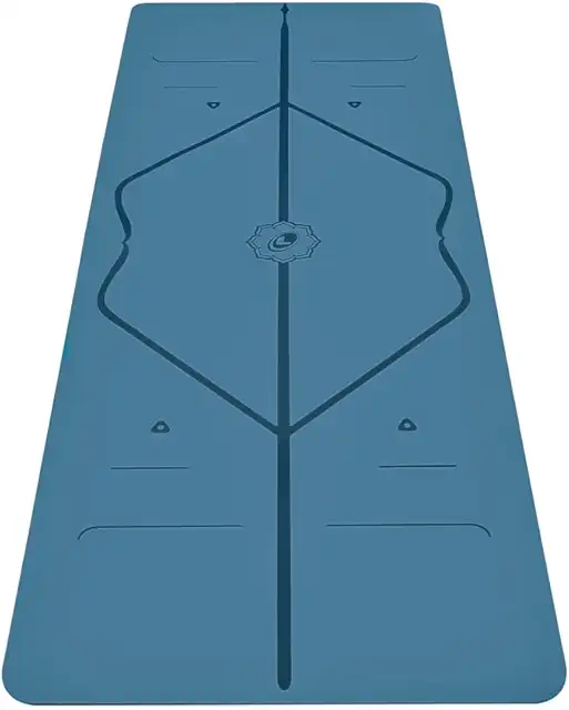 Manduka Yoga Block: Travel Yoga Mat with Alignment System, Non-Slip Grip, Eco-Friendly