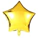 10pcs Gold Star Shaped Foil Balloons, 18 Inch Foil Balloons Birthday Gold Star Balloons for Wedding Baby Shower Birthday Party Decoration (Gold)