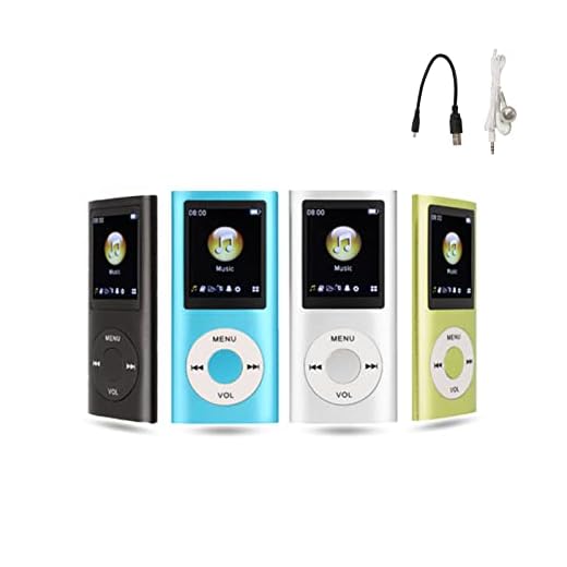 MP3 Music Player, MP3 Player, Portable MP3 Players, Slim 1.8 Inch LCD Screen, with Earphone, Supports MP3, WMA, FLAC, APE, AAC, OGG and ACELP, Supports Up to 64G(not Included) (Green)