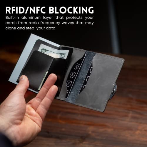 Xclusive Leather Slim Wallet for Men | Trifold RFID Wallet | Luxurious Card Holder & Minimalist Wallet with Money Clip | Blend of Luxury & Utility in Men’s Wallets3