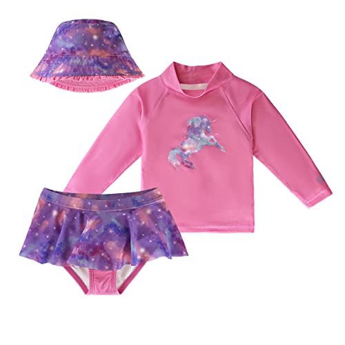 Image of UV SKINZ UPF 50+ Girls' 3-Piece Swim Set