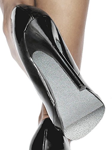 Colored Shoe Sole Kit - Slip Resistant Shoe Bottom Cover for Women's Heels (Silver)