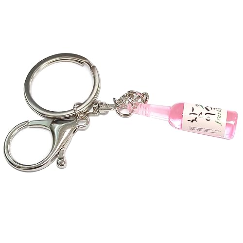 GARASANI Korean Soju Bottle Miniature Key Chain Key Ring Unique