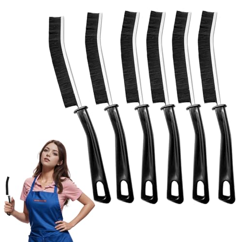 Gap Cleaning Brush-Multifunctional Crevice Cleaning Brush Tool for Deep Cleaning Tight Spaces, Kitchen, Bathroom, Window Frames, Sinks, Vehicle, Faucets, Toilet,Pet Hair Removal,(6Pcs)