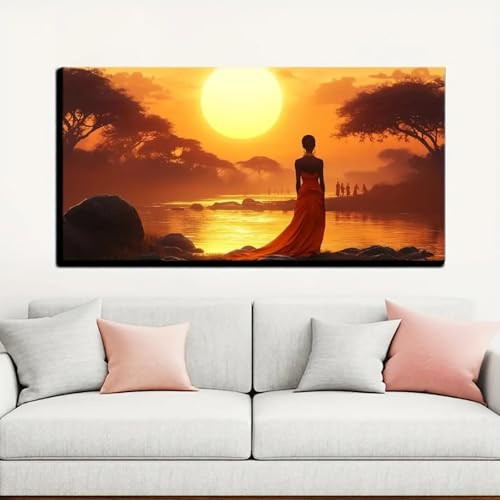 Peinture pour salons et chambres grand format pour mur vide - 3