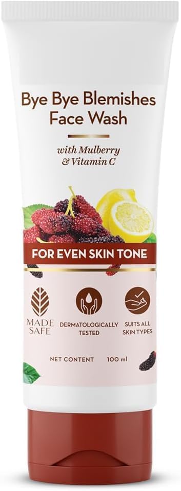 NN Bye Bye Blemishes - Limpiador facial con morera y vitamina C para un tono de piel uniforme, 100 ml limpia suavemente, reduce las manchas oscuras, aclara la piel, reduce la pigmentación, niacinamida