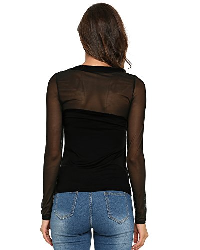 ZANZEA StyleDome Womens Sexy Clubwear Mesh Sheer See Through Long Sleeve Tops Tee Transparent Blouse , Black 4, 22 steampunk buy now online ZANZEA StyleDome Womens Sexy Clubwear Mesh Sheer See Through Long Sleeve Tops Tee Transparent Blouse , Black 4, 22 steampunk buy now online