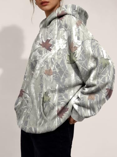 Image of Trendy Queen Women Oversized Hoodies Fall Outfits | Gentle Skin Feel, Aesthetic Drop Shoulder, Large Kangaroo Pocket, Seamless Daily Outfit Match
