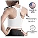 Beat Street Girls Tank Tops - 2 Pack Double Lined Racerback Sleeveless Yoga Dance Crop Top - Made in USA, Black/White, Size 10/12