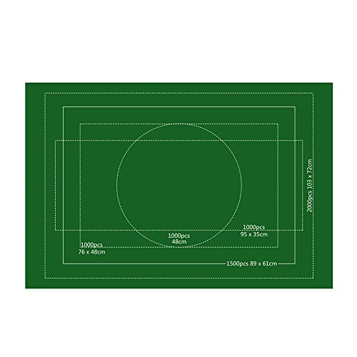 NIGHTKIST Lot de 2 000 tapis de puzzle, portable, pliable, en feutre, tapis de rangement pour puzzle Cover