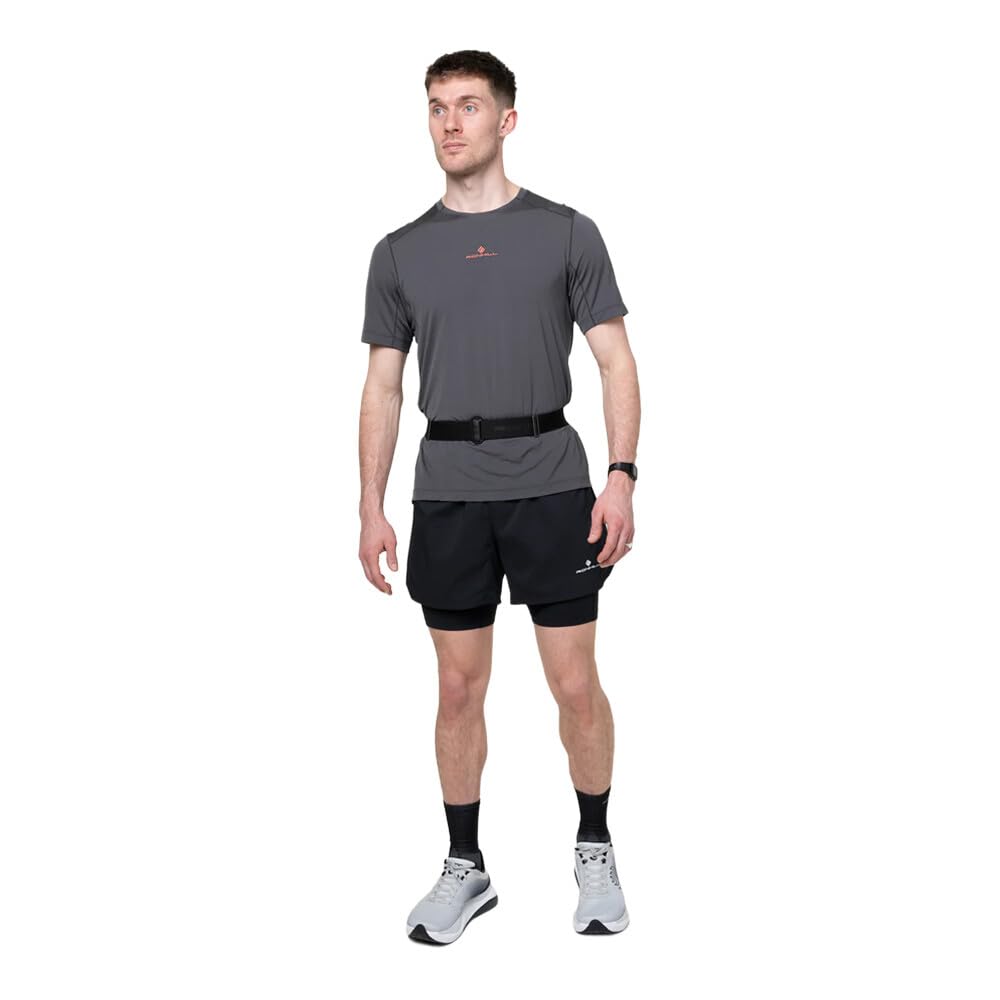Ronhill Running Speed 90 Riñonera, Negro/Rojo Ronhill, O/S