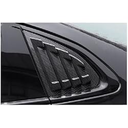 Ventilador Malibu Autopartes Cubierta De Obturador Lateral De Ventana De Persiana Trasera De Coche Pegatina Embellecedora Pala De Ventilación para Chevrolet para Malibu 2016-2021 Spoiler Delantero (Color : B)