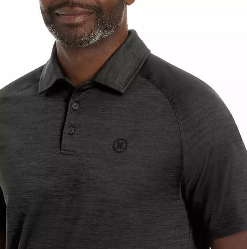 Polo de rendimiento para hombre Hurley con tejido ultra suave, elástico y que absorbe la humedad (EE.UU., Alpha, Small, Regular, Negro) miniatura 3