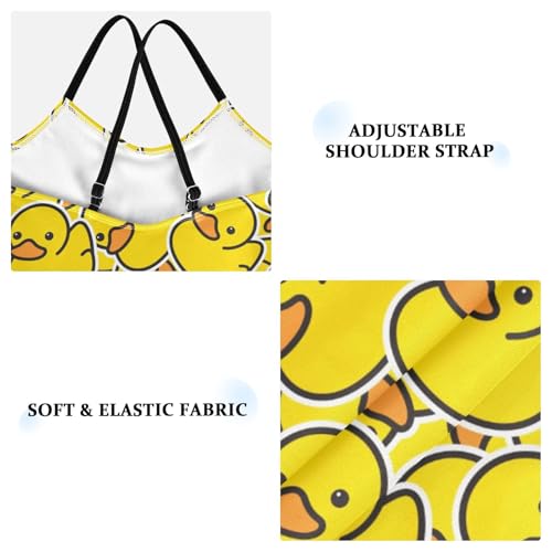 Girls Swimwear 3-10 Years One Piece Halter Swimsuit Duck Beach Bathing Suit3