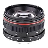La grande ouverture F1.4 augmente l'apport de lumière for une image claire dans des conditions de prise de vue de portrait dans des conditions sombres
