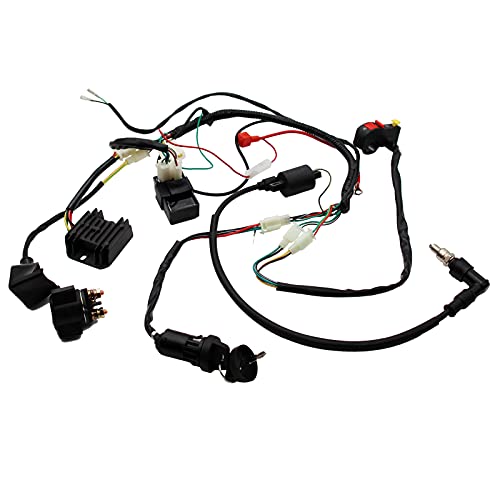 image for YD-PS001 Complete Electrics Wiring Harness D8EA Spark Plug CDI Ignitio