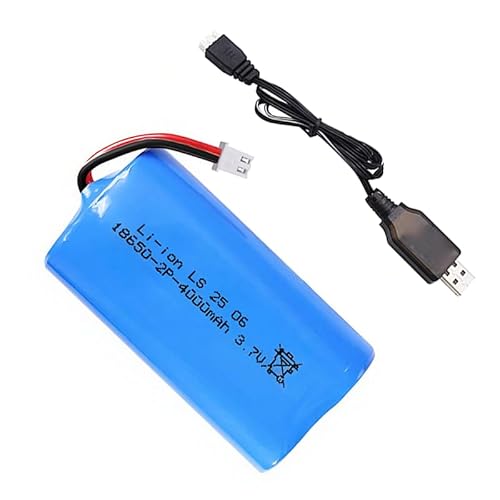 MLGBDC 18650 3.7V 4000mAh Li-ion Battery with USB Charger