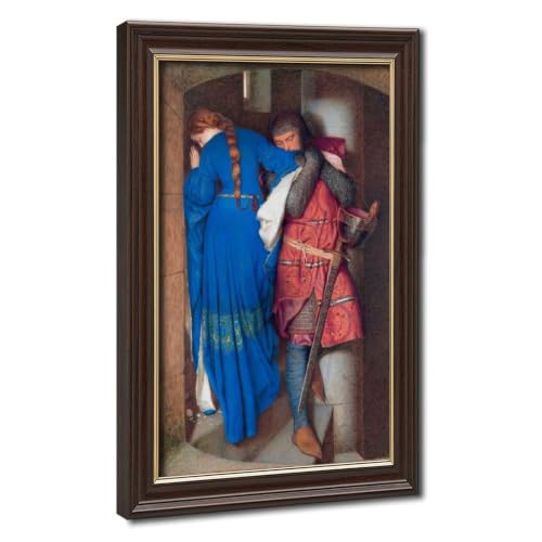 Impression sur toile The Meeting on Turret Stairs de Burton en 20x30 cm