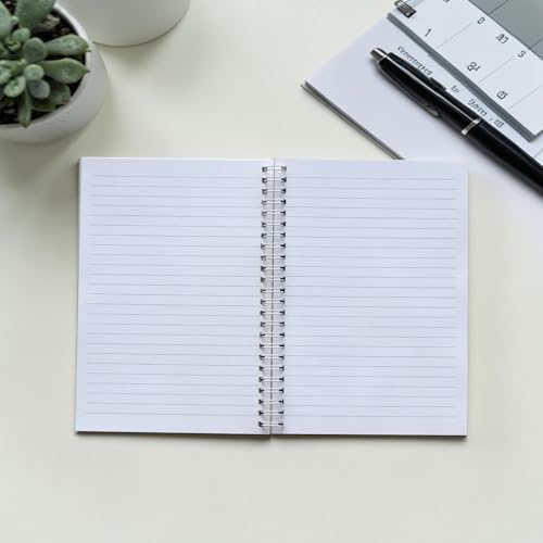 Image of INNAXA A5 College Ruled Notebook - 4 Pastel Color Pastel Pink,White,Grey,Green - 60 Sheets (120 Pages) per Notebook - Premium Ruled Lined Journal Set for Office, College, and Professional Note-Taking (Pack-4)
